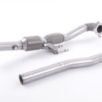 Milltek Cast Downpipe with Race Cat SSXAU200R Volkswagen Scirocco