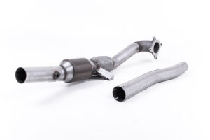 Milltek Large Bore Downpipe und Hi-Flow Sports Cat SSXAU348 Audi TT Mk2