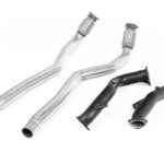 Milltek Large-bore Downpipes und Cat Bypass Pipes SSXAU555 Audi S7 Sportback