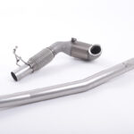 Milltek Large Bore Downpipe und Hi-Flow Sports Cat SSXAU583 Audi TT Mk3