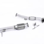 Milltek Large Bore Downpipe und Hi-Flow Sports Cat SSXFD067 Ford Focus