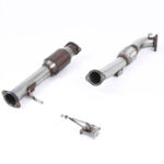 Milltek Large Bore Downpipe und Hi-Flow Sports Cat SSXFD082 Ford Focus