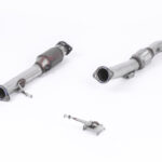 Milltek Large Bore Downpipe und Hi-Flow Sports Cat SSXFD168 Ford Focus