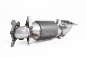 Milltek Cast Downpipe with HJS High Flow Sports Cat SSXHO238 Honda Civic