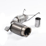Milltek Large Bore Downpipe und Hi-Flow Sports Cat SSXM427 New Mini Mk3