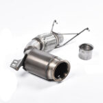Milltek Large Bore Downpipe und Hi-Flow Sports Cat SSXM429 New Mini Mk3