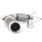 Milltek Large Bore Downpipe und Hi-Flow Sports Cat SSXM450 New Mini Mk3