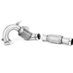Milltek Large Bore Downpipe und Hi-Flow Sports Cat SSXMZ154 Mercedes-Benz CLA-Class