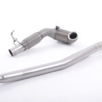 Milltek Large Bore Downpipe und Hi-Flow Sports Cat SSXVW349 Volkswagen Golf