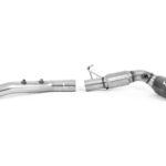 Milltek Large Bore Downpipe und Hi-Flow Sports Cat SSXVW639 Volkswagen Golf