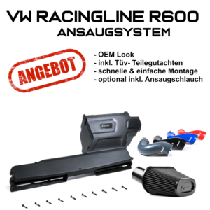 VWR Racingline Ansaugsystem / Airbox R600 für VAG 2.0 TSI *NEU* Variante Baumwollfilter