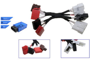 Umrüst-Set Kabelsatz + Codierdongle auf Media System Connect 2024 für Smart 453